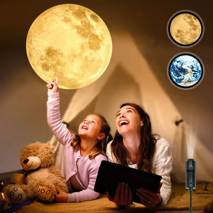 Lunar Projection Night Light