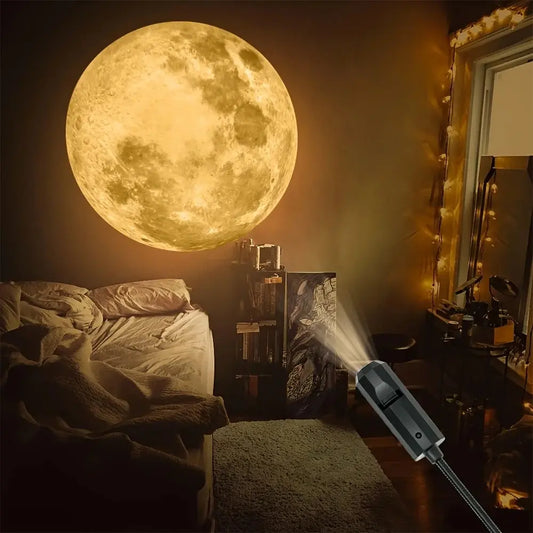 Lunar Projection Night Light